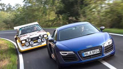 Audi R8 V10 Plus, Audi S1, Frontansicht
