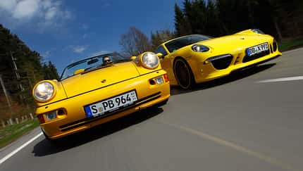 Techart-Porsche 964 Speedster, Techart-Porsche 991 Carrera S, Frontansicht