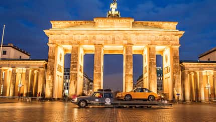 Citroen DS Tissier, Seitenansicht, Brandenburger Tor
