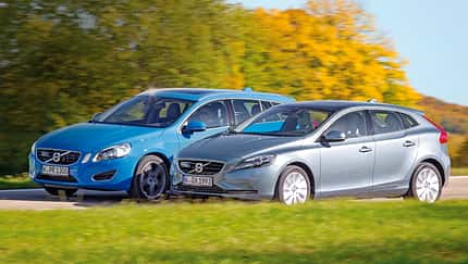 Volvo V60 D2, Volvo V40 D2, Seitenansicht