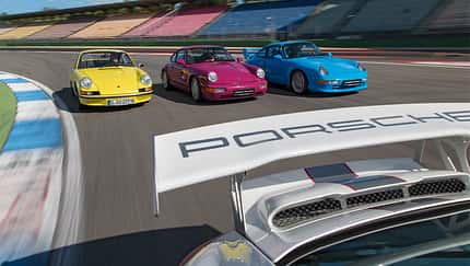 Porsche 911 Carrera RS 2.7, Porsche 964, Porsche 993, Porsche 997 (4.0), Frontansicht