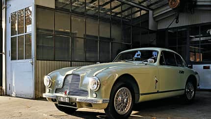 Aston Martin DB2, Seitenansicht