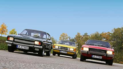 Ford Capri 2600 GT, Ford Taunus 2300 GXL, Ford Granada 2.0 l, mkl0213, Fahrbericht Ford Capri 2600 GT, Ford Taunus 2300 GXL, Ford Granada 2.0 l, Frontansicht