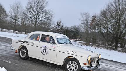 Winter Trail, Volvo Amazon 122S, Seitenansicht