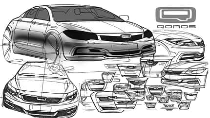02/2013, Qoros Designskizze