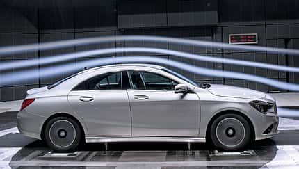 Mercedes CLA, Windkanal