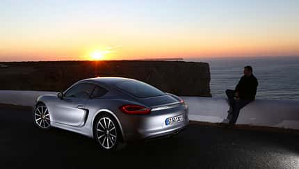 Porsche Cayman S, Seitenansicht