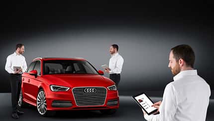 Audi A3 E-Tron, Frontansicht