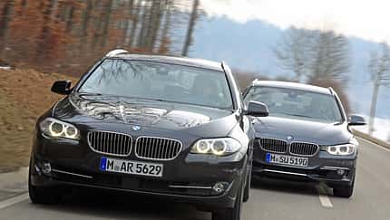 BMW 320i Touring, BMW 520i Touring, Frontansicht