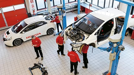 Honda Racing, JAS, Werkstatt