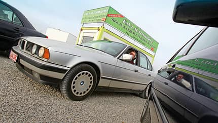 BMW 524 TD, Seitenansicht