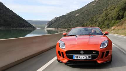 Jaguar F-Type S, Frontansicht, Kühlergrill