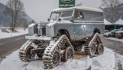 Land Rover Cuthbertson, Seitenansicht