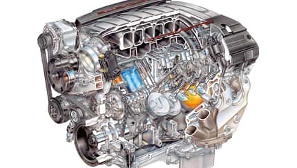 Corvette-Motor, Motor