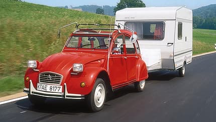 Wohnwagen-Check, Ente, Citroen CV
