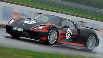 Porsche 918 Spyder, Seitenansicht