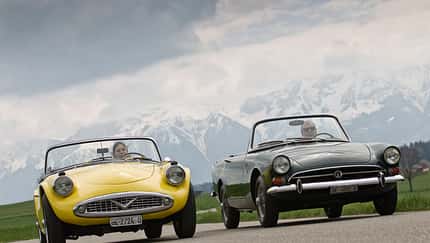Daimler SP 250, Sunbeam Alpine, Frontansicht