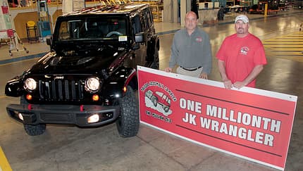 Jeep Wrangler 10th. Anniversary – Einmillionster Jeep Wrangler