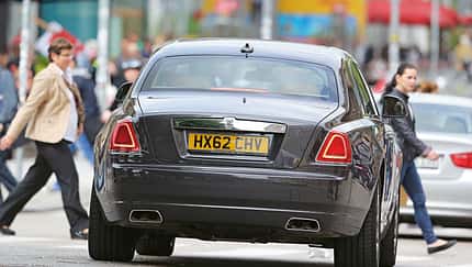 Rolls-Royce Ghost, Heckansicht