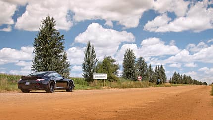 Porsche 911 Turbo, Seitenansicht