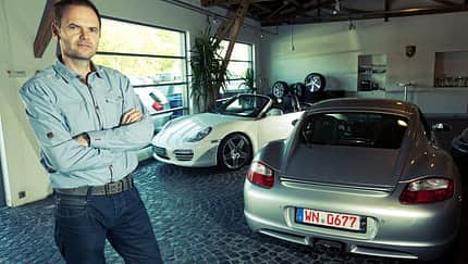 Porsche Cayman S, Porsche Boxster S, Austellungsraum