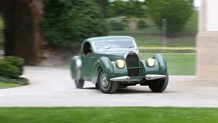 Bugatti 57 C Vanvooren, Frontansicht