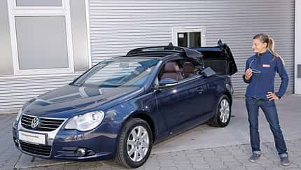 VW Eos, Frontansicht, Anna Matuschek