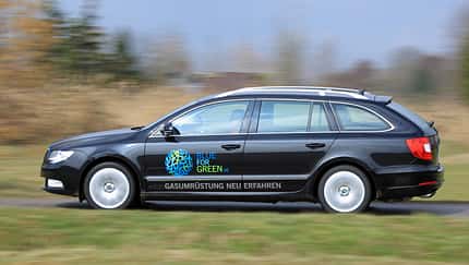 Skoda Superb Combi 2.0 TSI LPG Elegance, Seitenansicht