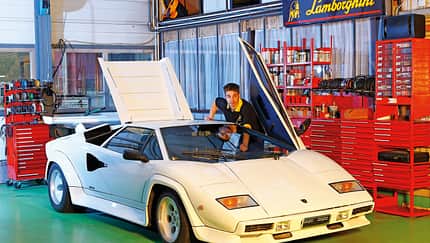 Lamborghini Countach, Werkstatt