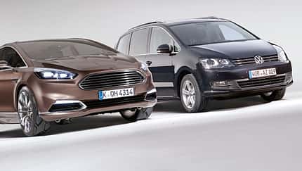 Ford S-MAX, VW Sharan, Frontansicht