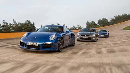 Porsche Turbo S, Nissan GT-R, Audi R8