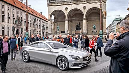 Mercedes S-Klasse Coupé Concept, München, Seitenansicht