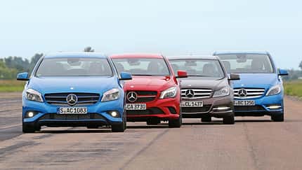 Mercedes-Modelle, Frontansicht