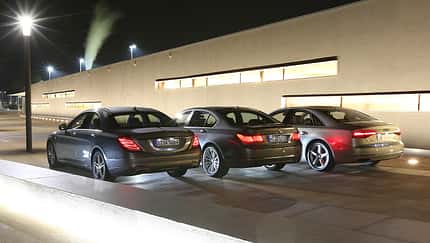 Mercedes S 500 4Matic, Audi A8 4.0 TFSI Quattro, BMW 750i