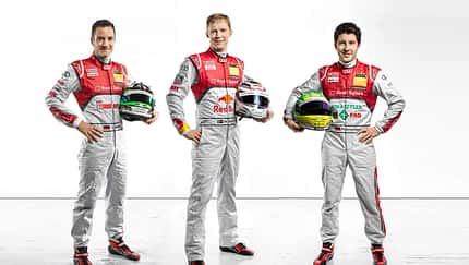DTM Audi-Piloten Scheider, Ekström & Rockenfeller