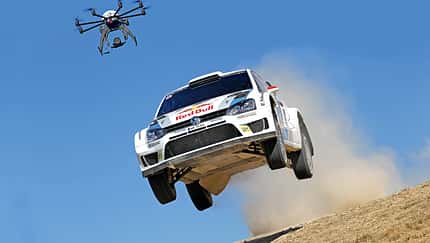 Mikrodrohne, Rallye-Weltmeisterschaft, Kamera