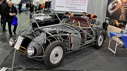 01/2014 - Bremen Classic Motorshow 2014, Hanomag Weltrekordwagen, mokla 0113