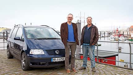 VW Sharan, Hamburg, Hafen