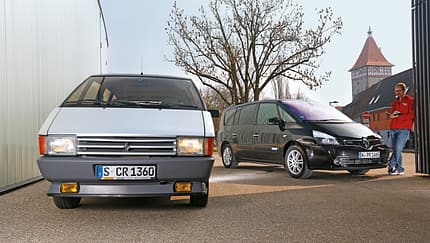 Renault Espace, Modellvarianten, Frontansicht