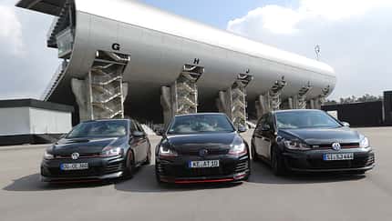 Abt Golf GTI Dark Edition, VW Golf GTI Performance B&B Stufe 2, Oettinger Golf GTI