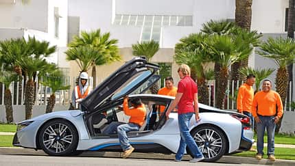 BMW i8, Seitenansicht