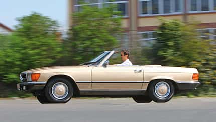 Mercedes-Benz 350 SL, mkl0314, Fahrbericht Mercedes-Benz 350 SL, Seitenansicht