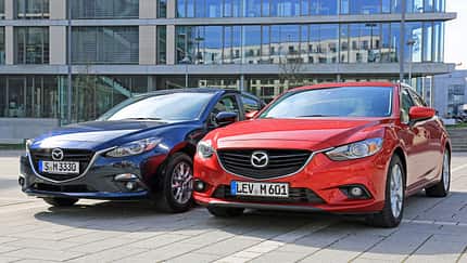 Mazda 3, Mazda 6, Frontansicht