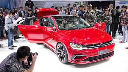 Schon die Automesse in Peking zeigte, dass deutsche Autos in China sehr begehrt sind.