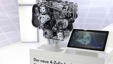 Motor Vierzylinder-Biturbo-Diesel VW