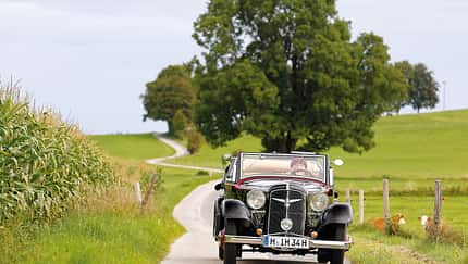 Adler Trumpf Cabrio, Frontansicht
