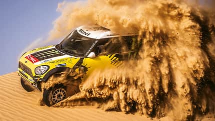 X-Raid Mini All4 Racing, Impression, Wüstensand