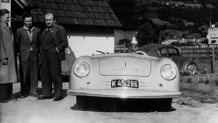 Porsche und Erwin Komenda
