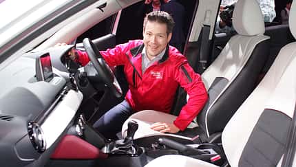 11/2014, Mazda CX-3 Sitzprobe Jochen Knecht