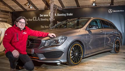 Mercedes CLA Shooting Brake Sitzprobe